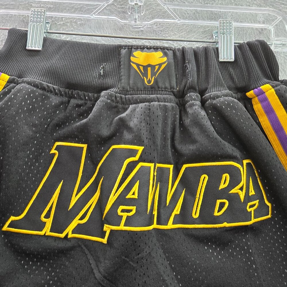Los Angeles Lakers Women Shorts S Just Don‎ Black Mamba Kobe Bryant 8 24 READ - Picture 11 of 13